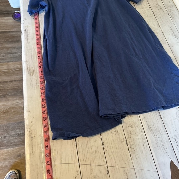 FRESH PRODUCE XXL South Beach BLUE LORNA Jersey POCKETS Swing Dress - Picture 9 of 10